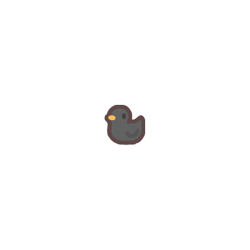 Black Rubber Duck